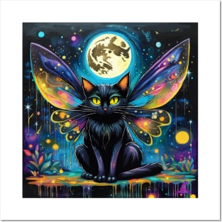 FAERY CAT Posters and Art